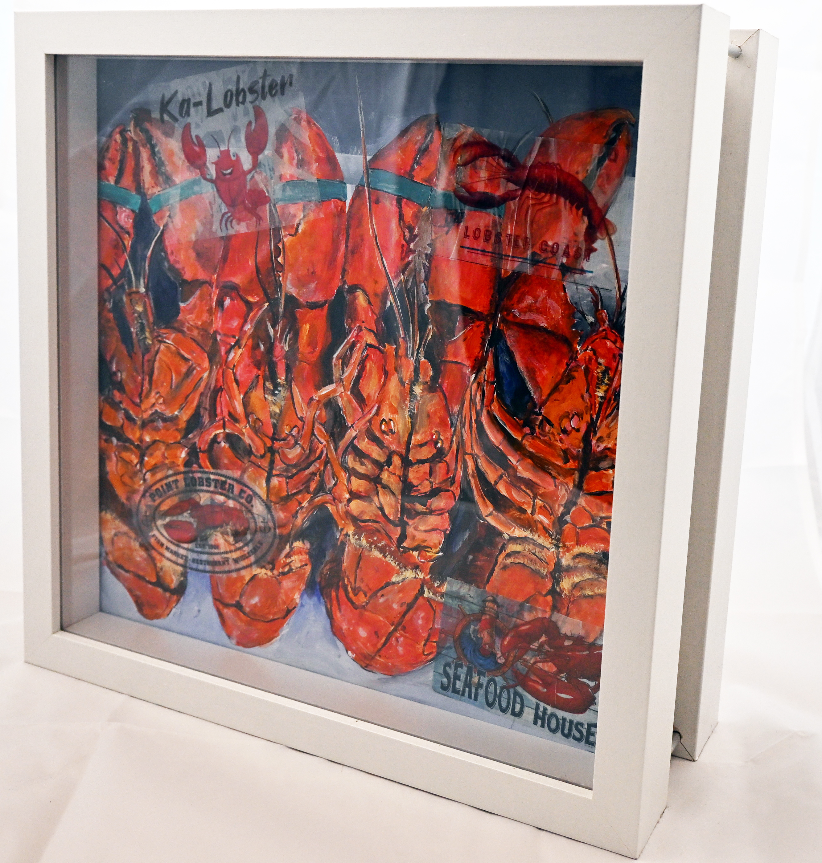 Doppelrahmen mit Sichtfuge zum Hängen oder Aufstellen